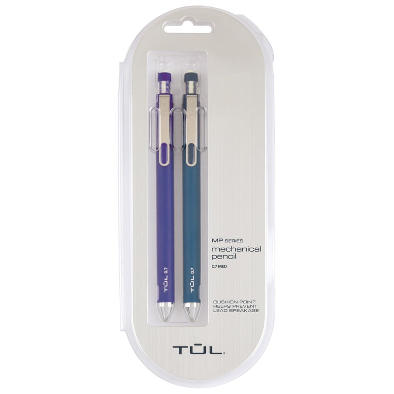 TULÂ® Mechanical Pencils, 0.7 mm, Navy/Royal Blue, Pack of 2 - Image 1